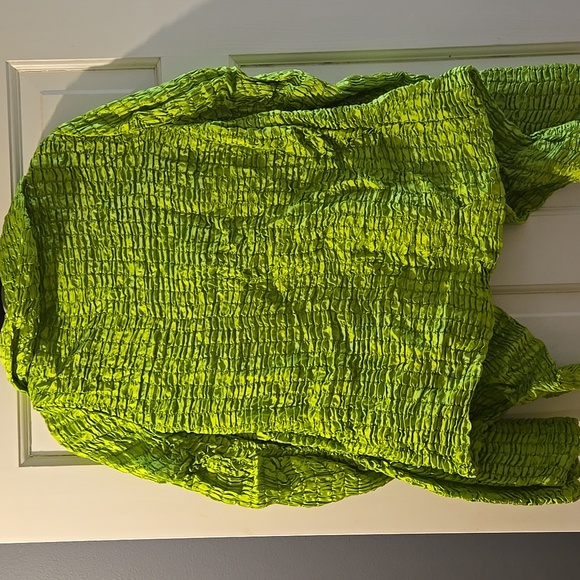 Dries Van Noten Vibrant Green Ruffled Jacket - Picture 7 of 7